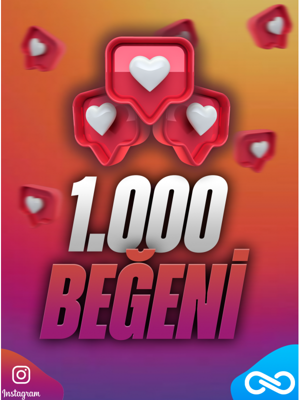 Instagram 1000 Begeni